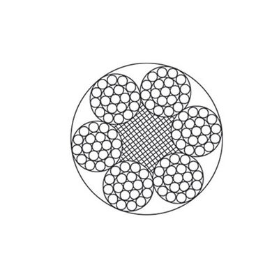 চীন Ungalvanized Steel Wire Rope 6x19+IWR, 1570-1870MPa, 3-46mm, For Lifting & Dragging, High Breaking Load সরবরাহকারী