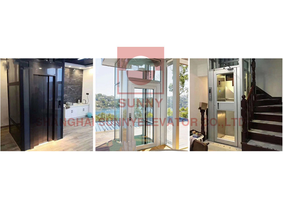 অ্যালুমিনিয়াম হোম যাত্রী সস্তা হোম লিফট লিফট 320kg 400g 450kg