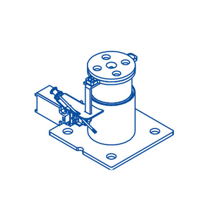 Access Elevator Parts Elevator Oil Buffer With Rated Speed ≤1.75m/S