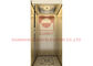 VVVF Drive Home Elevator Lift With Rose Gold Mirror Stainless Steel